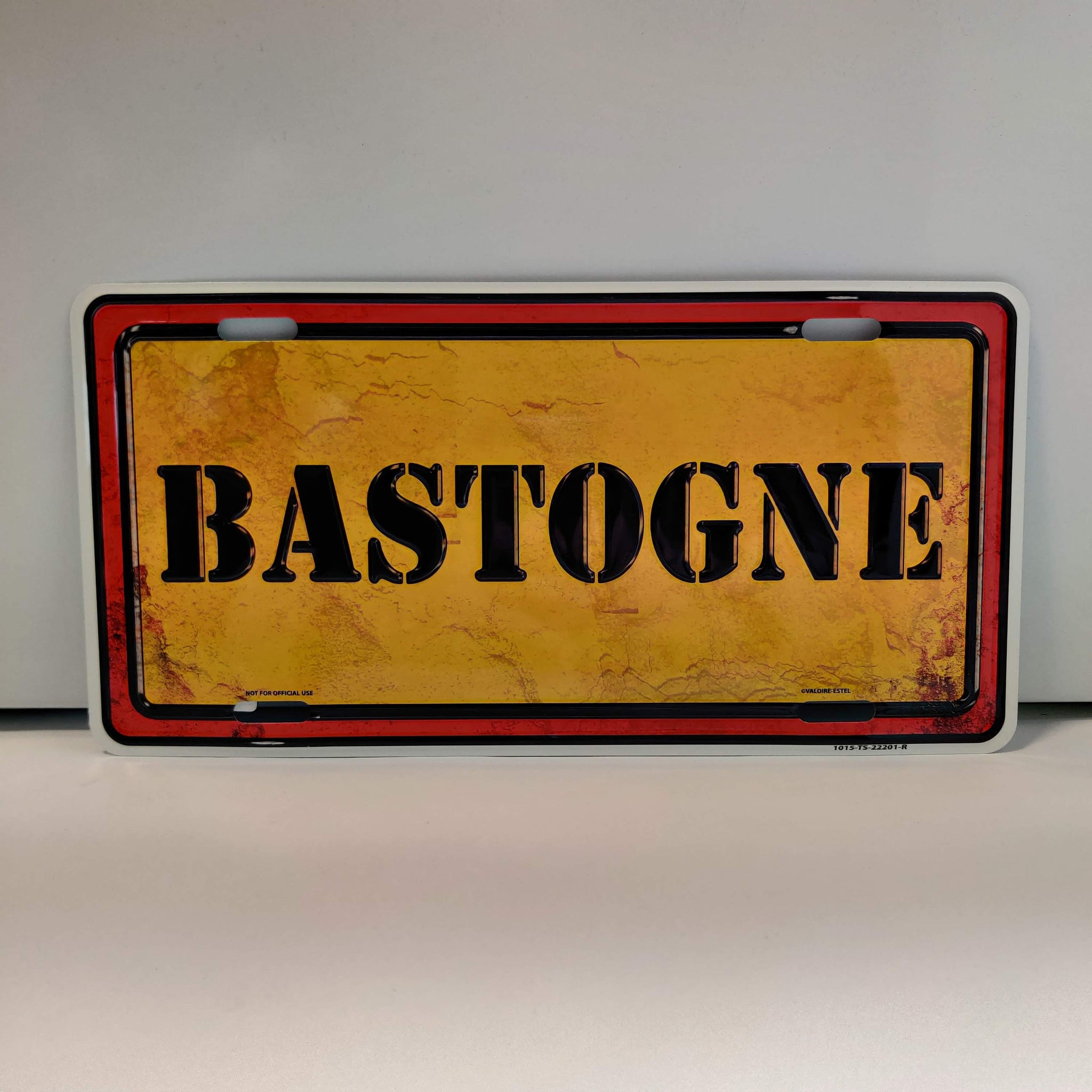 Automobile plate Bastogne