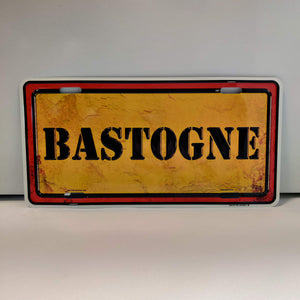 Automobile plate Bastogne